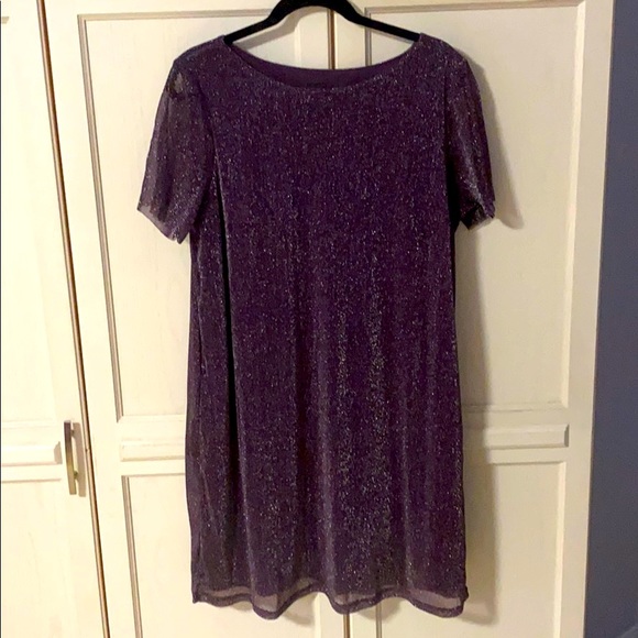 Reitmans Dresses & Skirts - Reitmans Purple sparkle dress in XXL